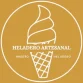 heladero artesanal logo dulce leche con círculo