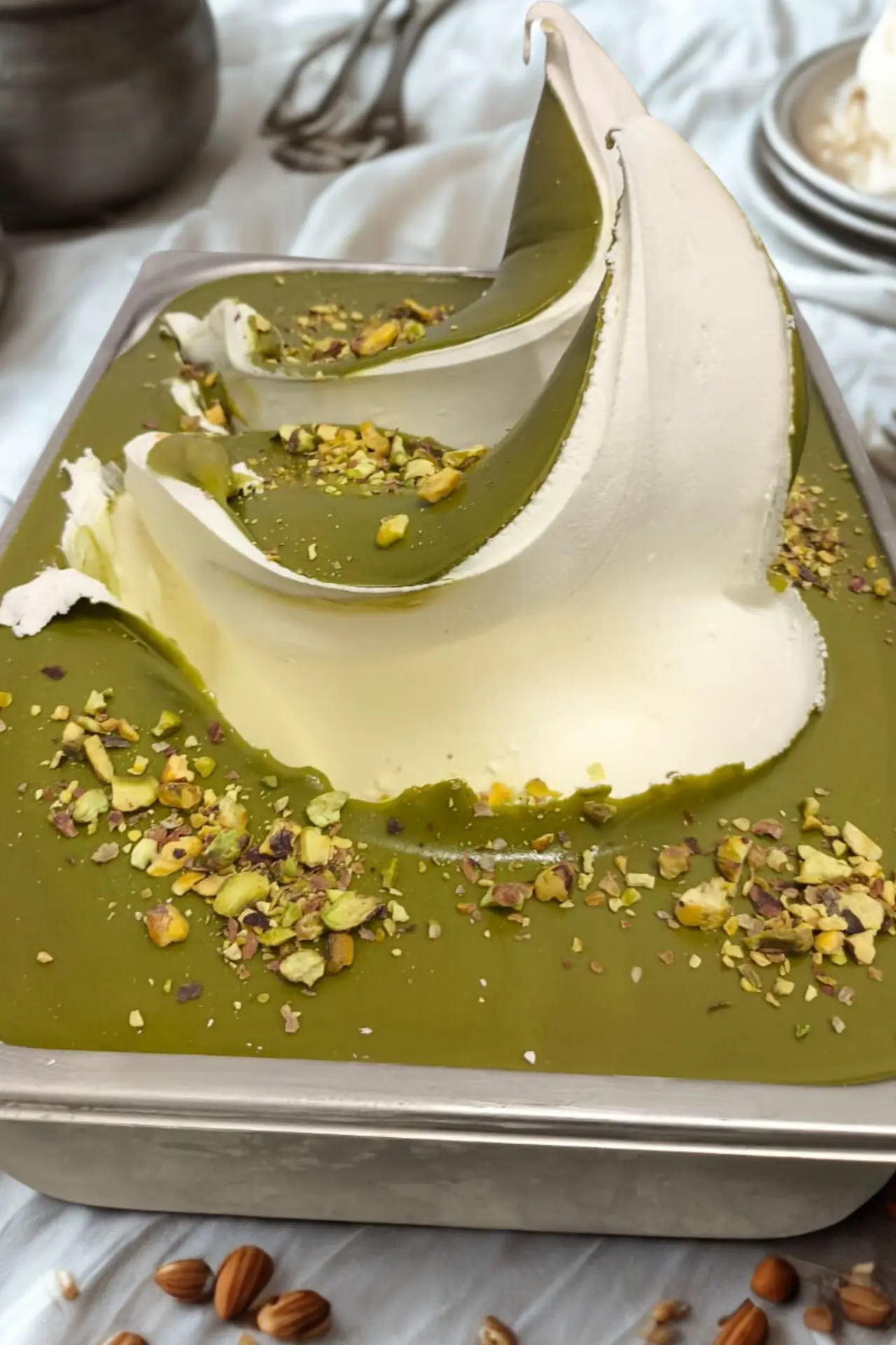 helado de mascarpone y pistachos 2 - MAESTRO HELADERO