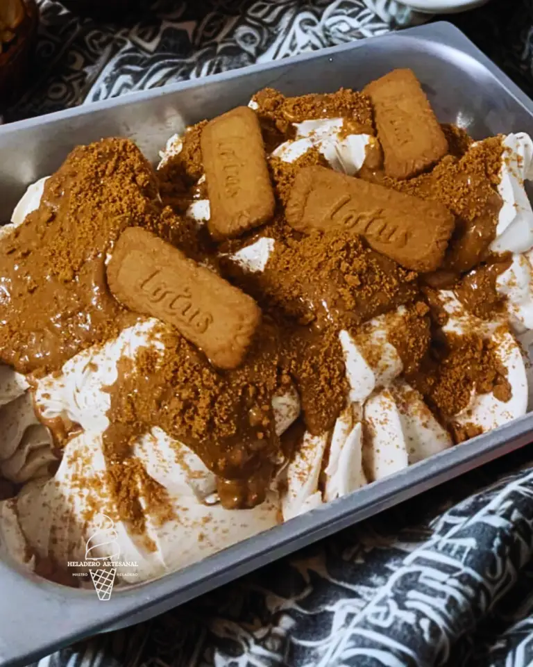 helado de lotus -MASTRO HELADERO